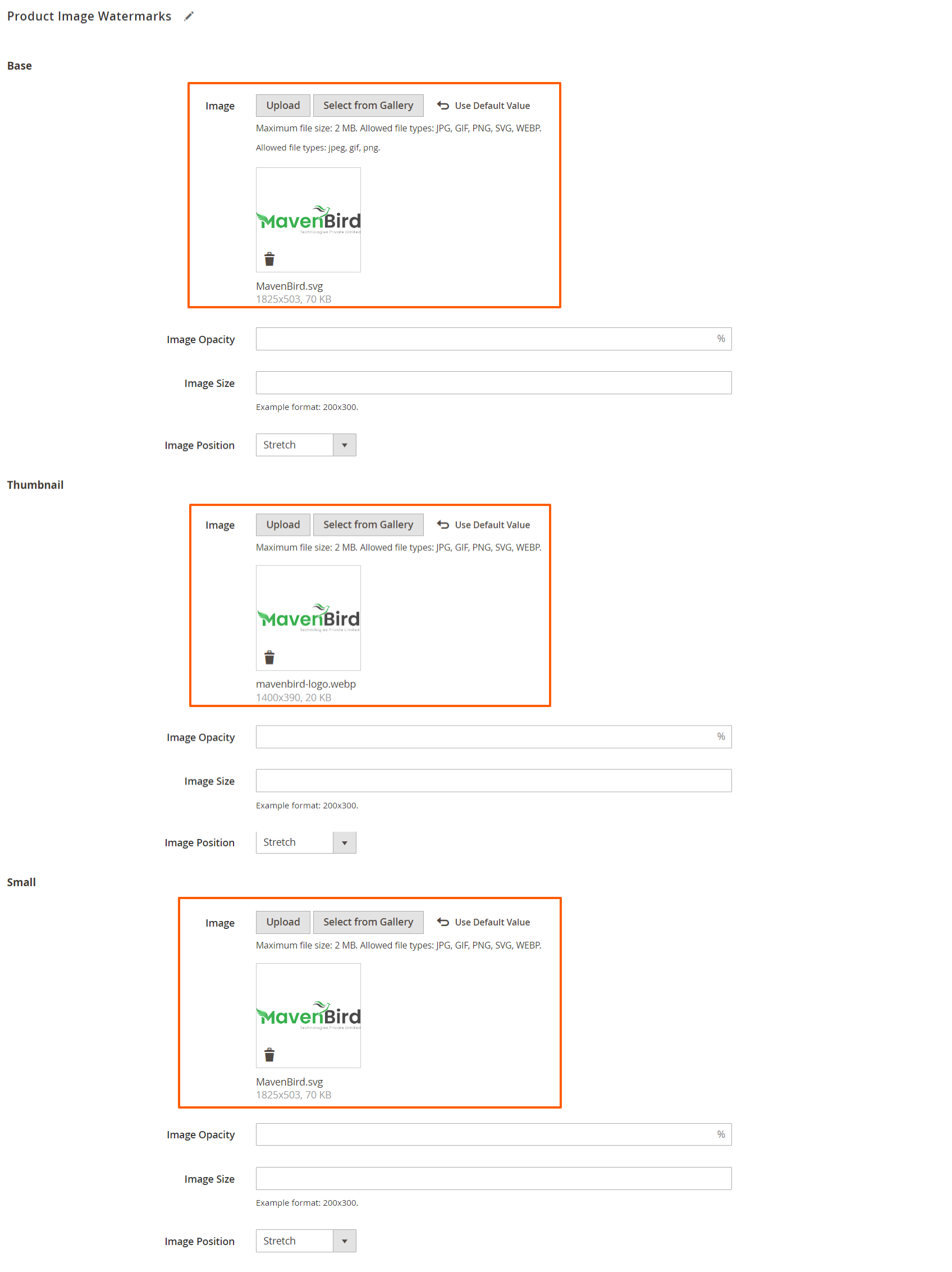 Theme Logo and Favicon Upload