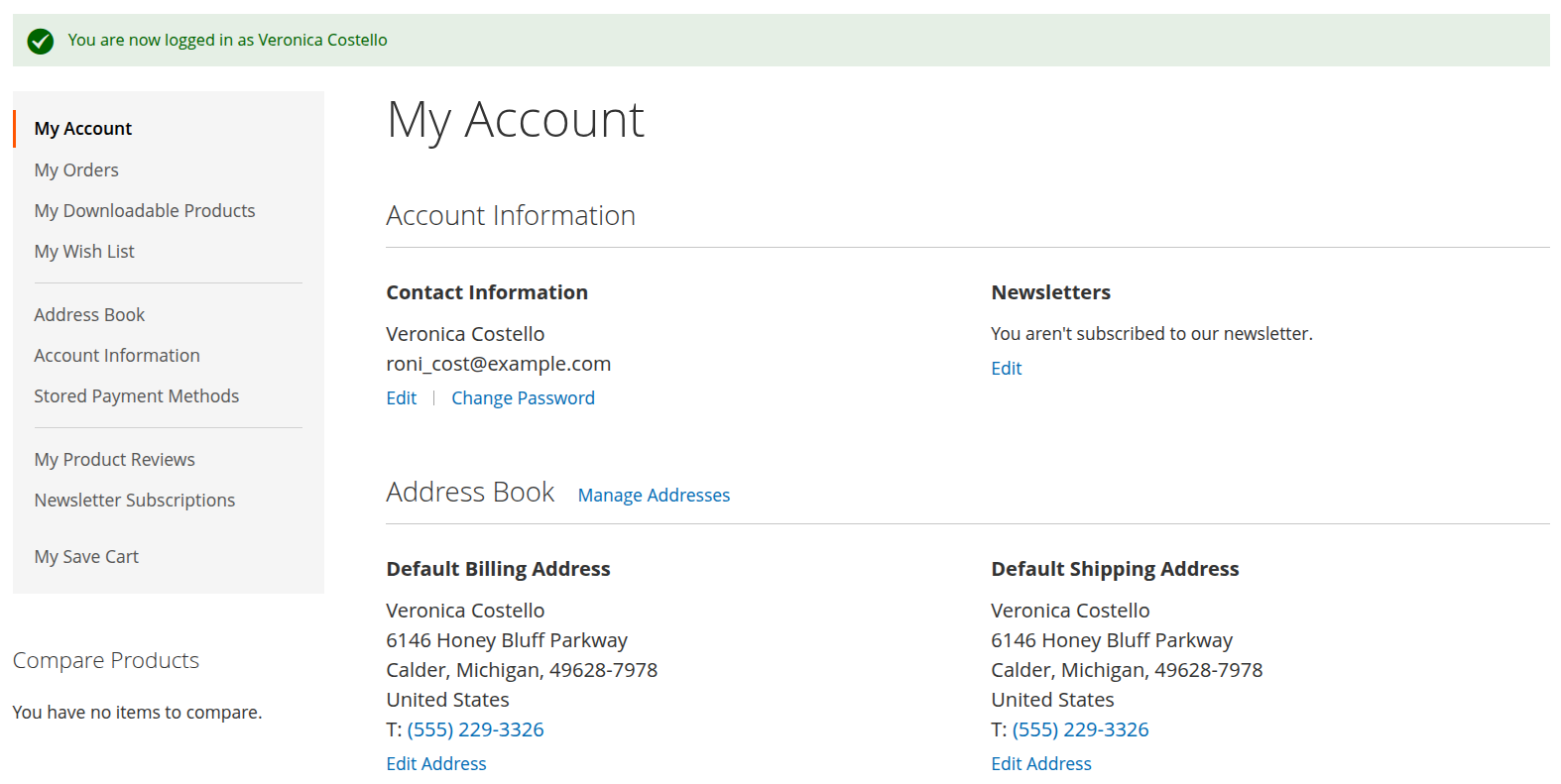Login As Customer Configuration
