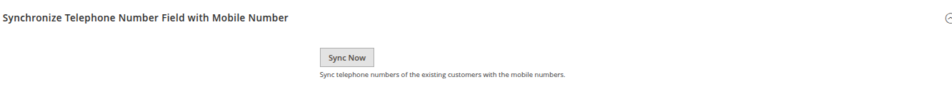 Sync Telephone Number Screenshot