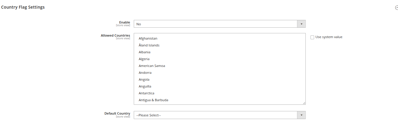 Form Layout Settings Screenshot