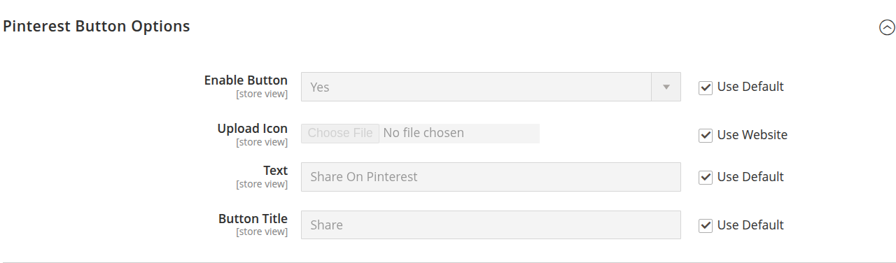 Share Cart Configuration