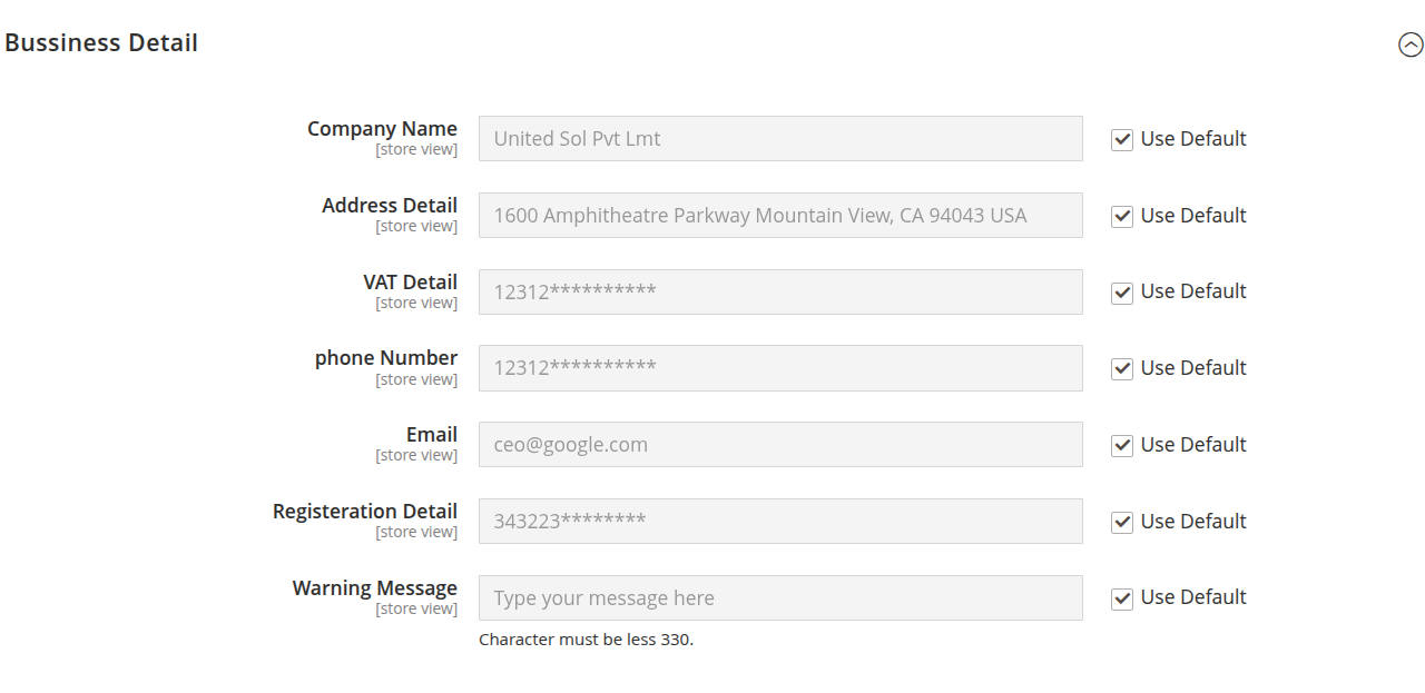 Share Cart Configuration