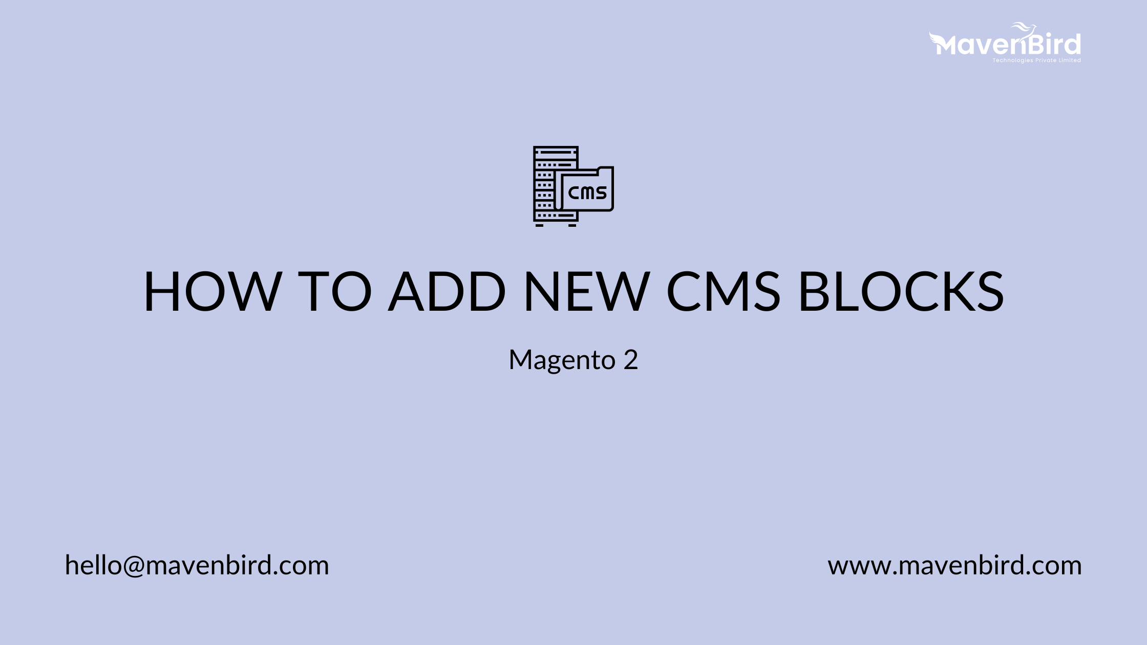 How to Add New CMS Blocks in Magento 2