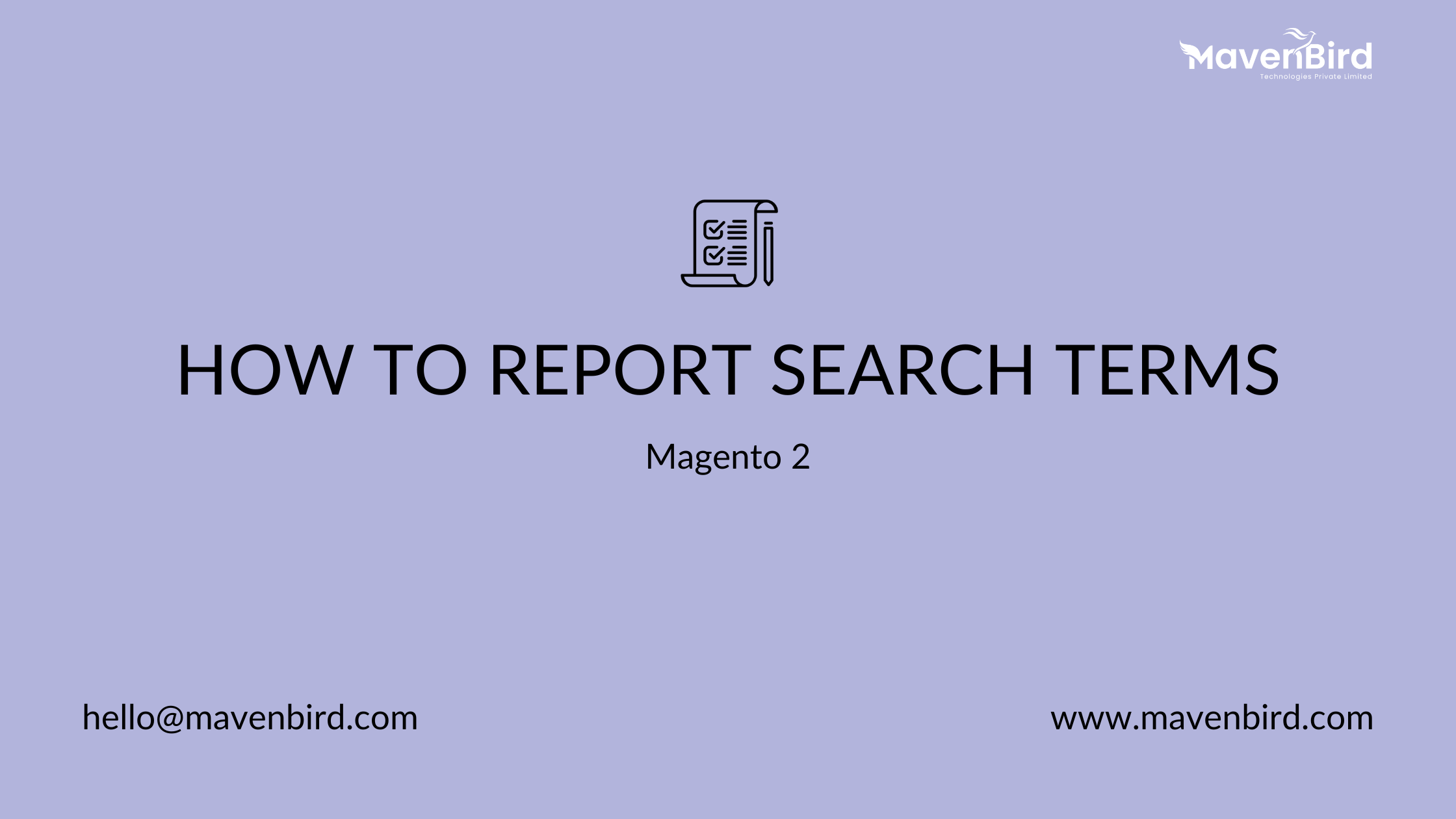 How to Report Search Terms in Magento 2