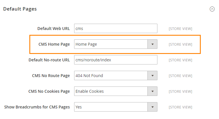 CMS Home Page