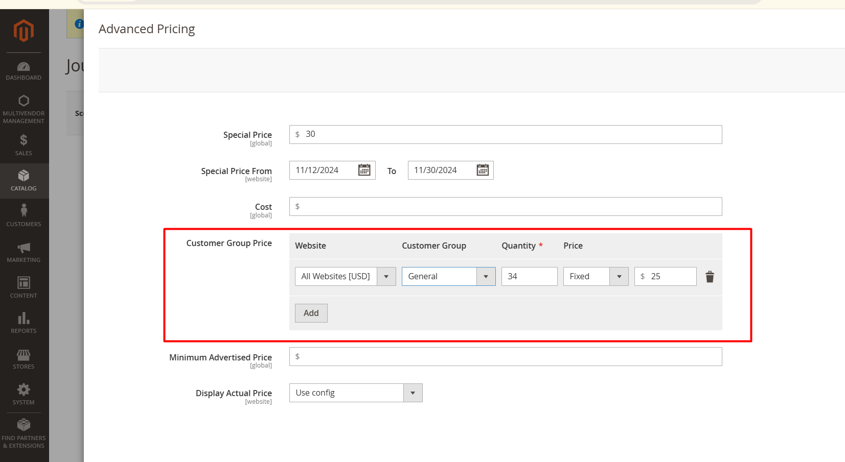 Group Pricing in Magento 2