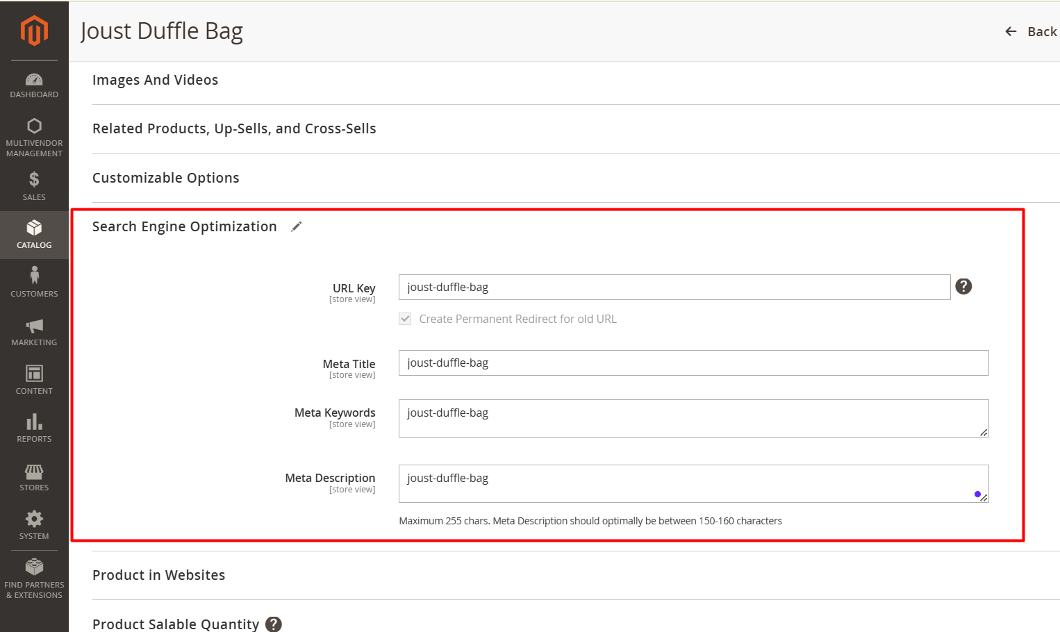 Meta Title Optimization