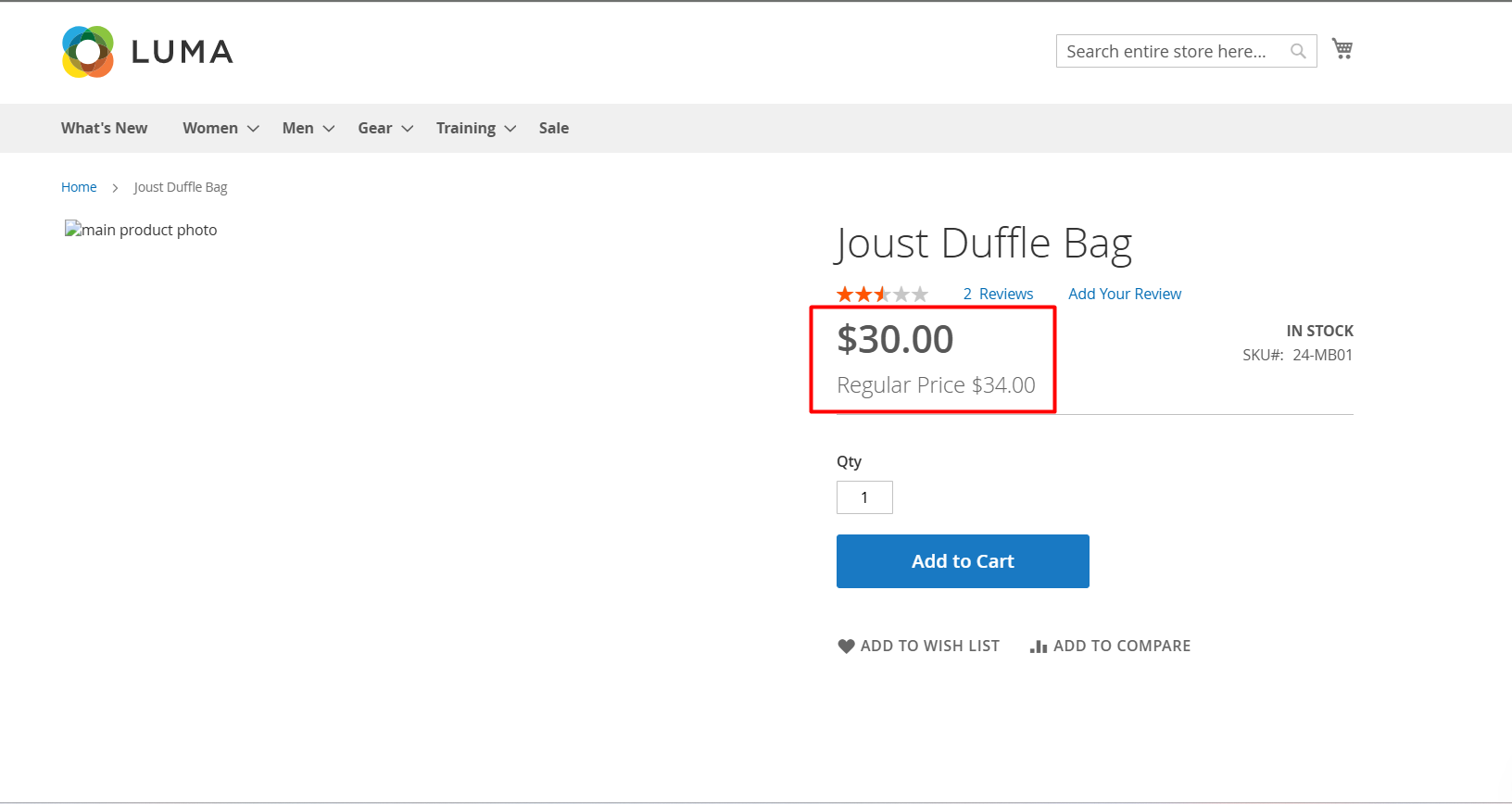 Verify Pricing on Magento Frontend