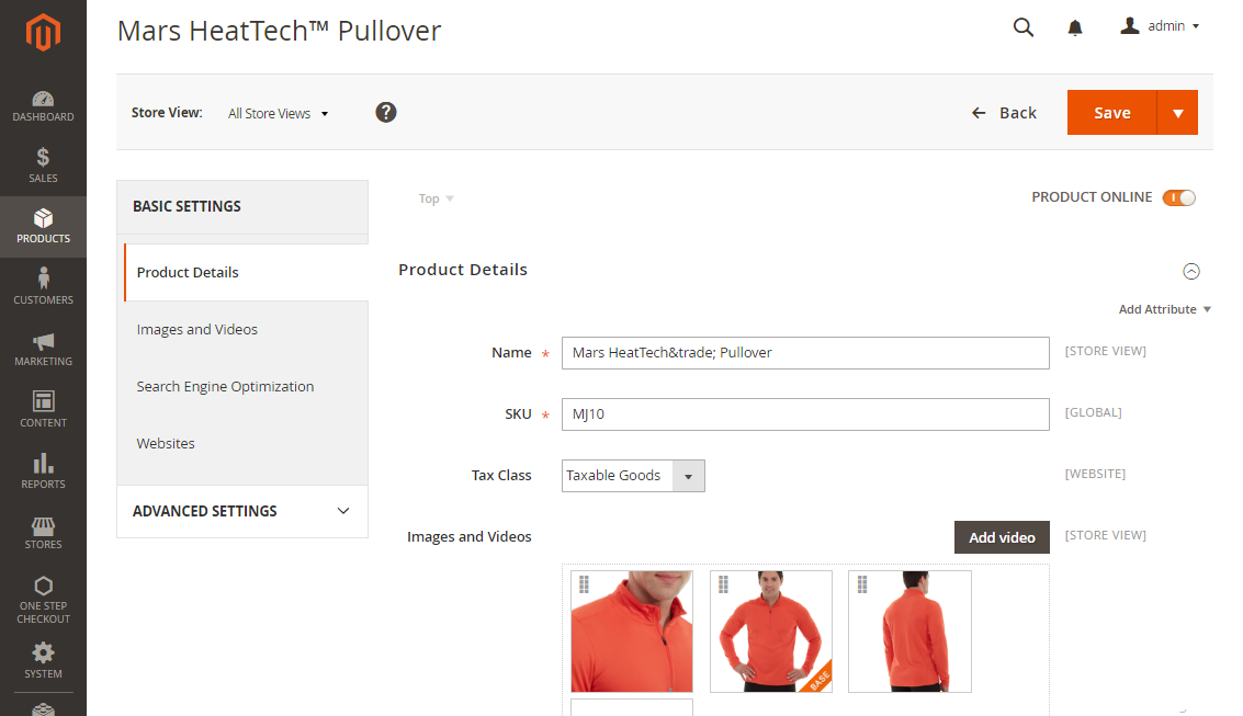 Complete the Remaining Product Details
