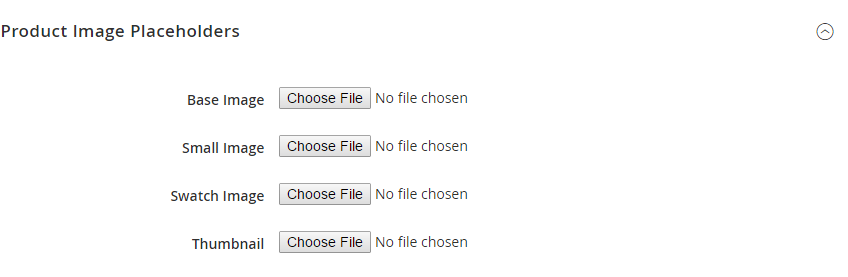 Upload placeholder images