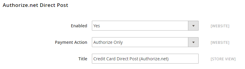 Direct Post in Magento 2