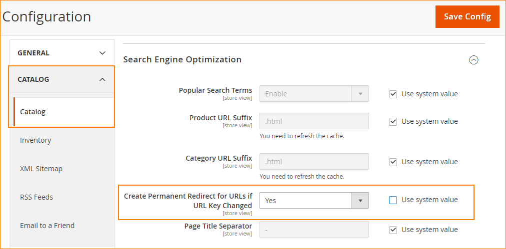 URL Option