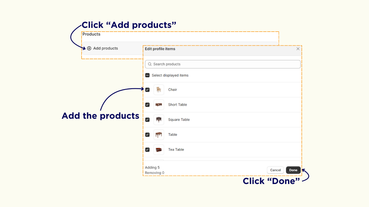 add-the-products