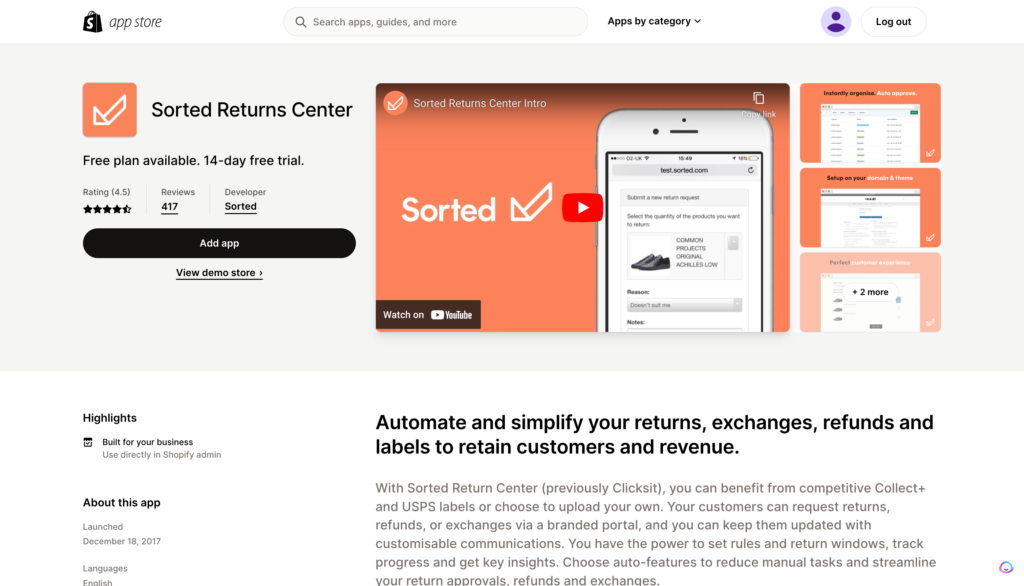 sorted-returns