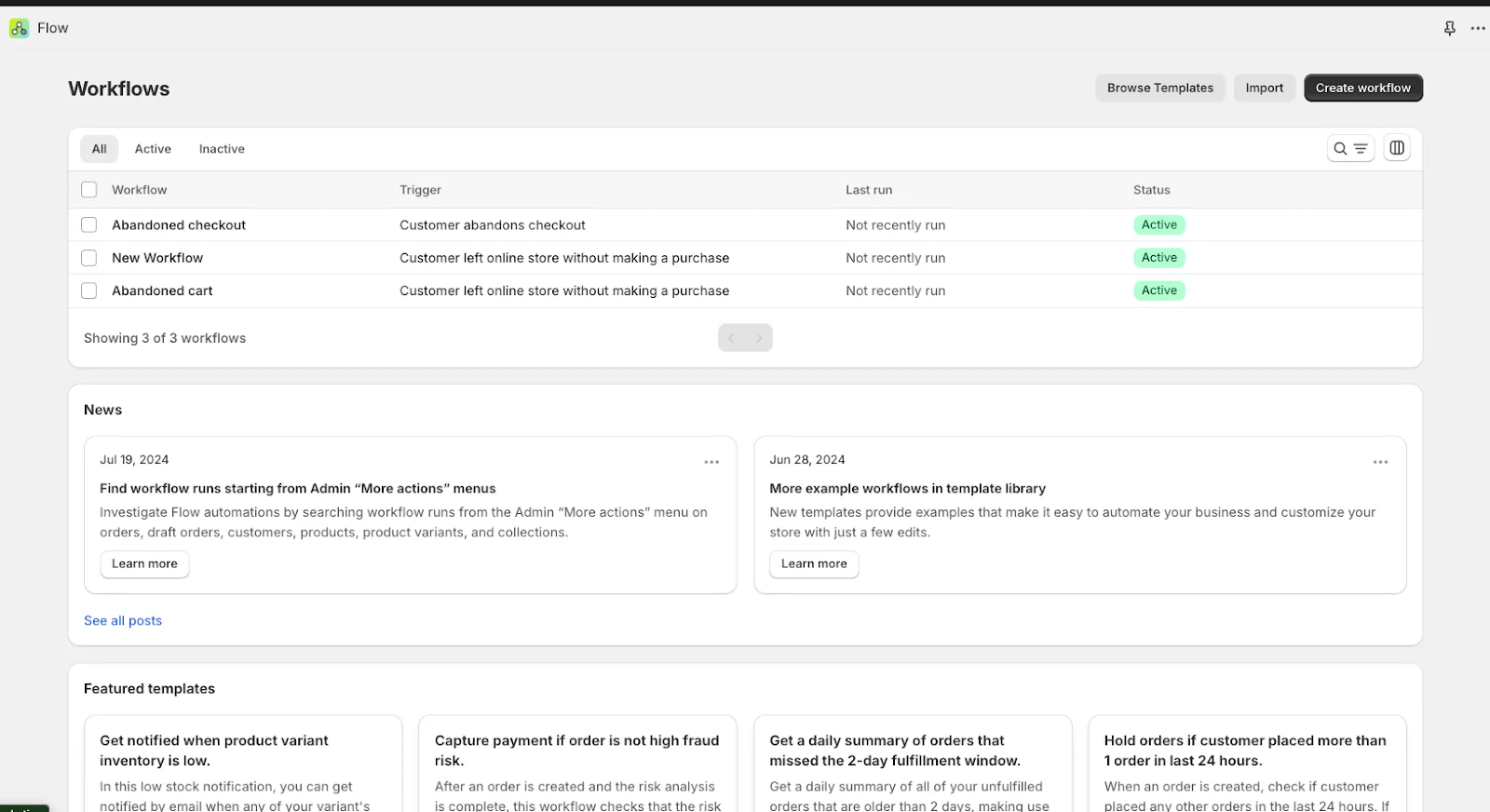 workflows