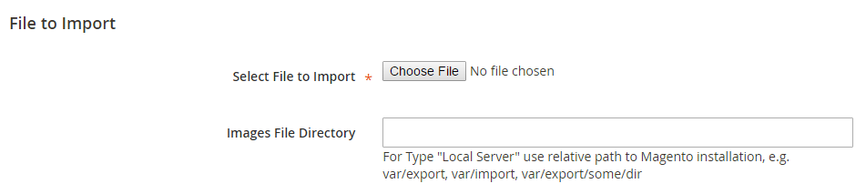 File To Import