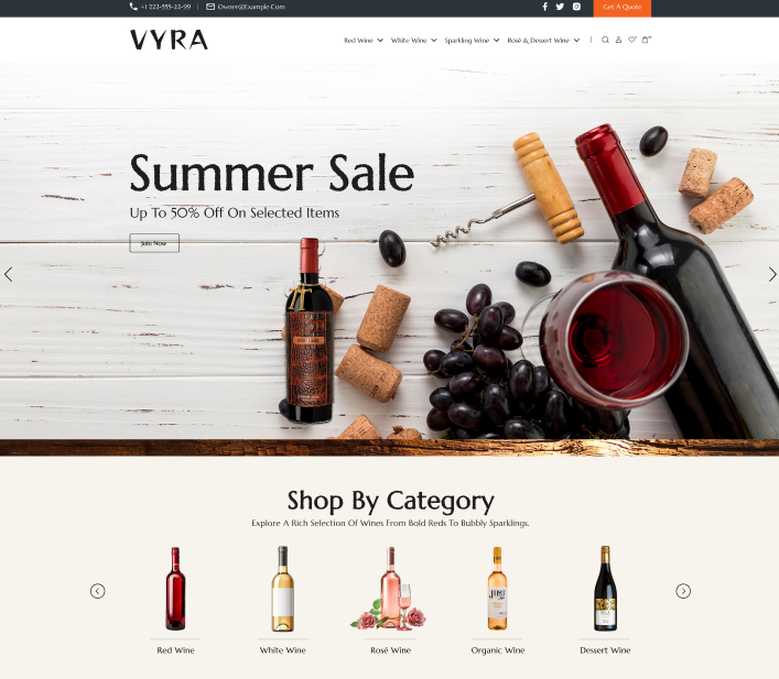Wine Shop - Vyra